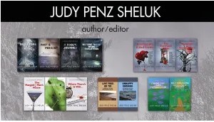 Picture of books by presenter Judy Penz Sheluk